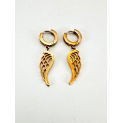 Rose Kanat Detaylı Küpe